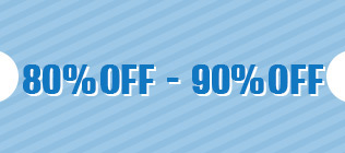 80%OFF - 90%OFF