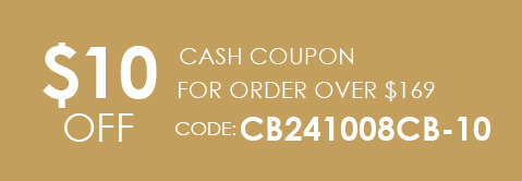 $10 OFF Cash Coupon For Order Over $169