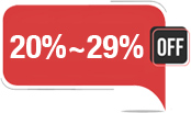 20%~29% OFF