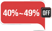 40%~49% OFF