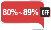 80%~89% OFF