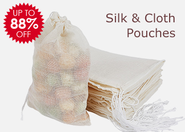 Silk & Cloth Pouches  UP TO 88% OFF